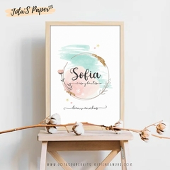 Kit Imprimible ACUARELA SHABBY - comprar online