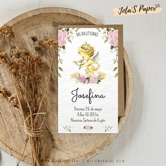 Invitacion Digital ANGELITO FLORAL