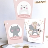 Kit Imprimible ANIMALES NORDICOS ROSA