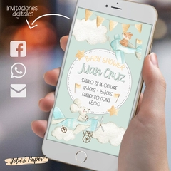 Invitacion Digital ANIMALITOS VIAJEROS