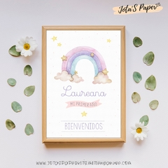 Kit Imprimible ARCOIRIS ACUARELA - comprar online