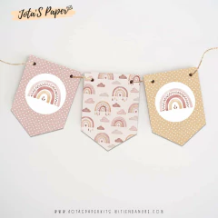 Kit Imprimible ARCOIRIS NORDICO en internet