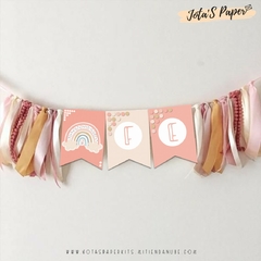 Kit Imprimible ARCOIRIS ROSA - tienda online