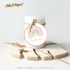 Imagen de Kit Imprimible ARCOIRIS ROSA