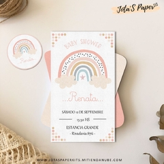 Kit Imprimible ARCOIRIS ROSA - tienda online