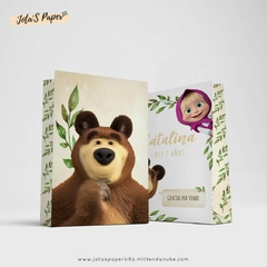 Kit Imprimible MASHA Y EL OSO VINTAGE