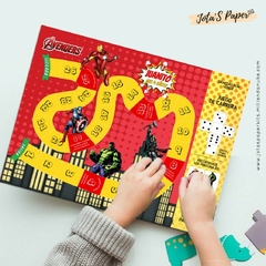 Juego Carrera Imprimible AVENGERS - Jotas Paper Kits