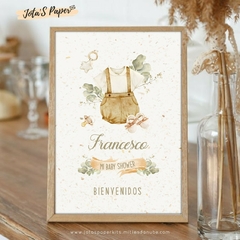 Kit Imprimible BABY BOY VINTAGE - tienda online