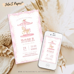 Kit Imprimible BABY CARRUSEL - comprar online