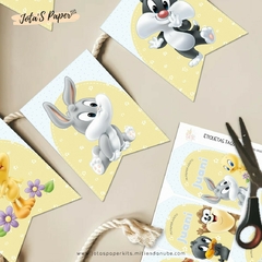Kit Imprimible BABY LOONEY TUNES - comprar online