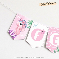 Kit Imprimible BABY OCEAN