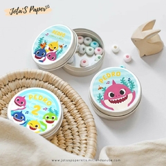 Kit Imprimible BABY SHARK MOD2