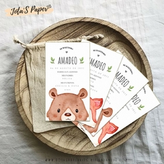 Kit Imprimible BABY WOODLAND - comprar online