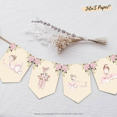 Kit Imprimible BAILARINAS ACUARELA - comprar online