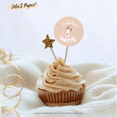 Kit Imprimible BAILARINAS ACUARELA - Jotas Paper Kits