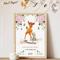 Kit Imprimible BAMBI - Jotas Paper Kits
