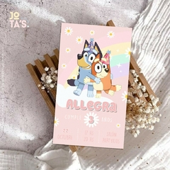 Kit Imprimible BLUEY MARGARITAS - Jotas Paper Kits