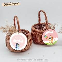 Kit Imprimible BLUEY ROSA en internet
