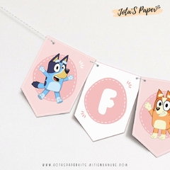 Kit Imprimible BLUEY ROSA