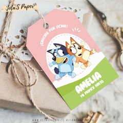 Imagen de Kit Imprimible BLUEY ROSA