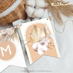 Kit Imprimible FLORAL BOHO - tienda online