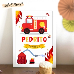 Kit Imprimible BOMBEROS - tienda online