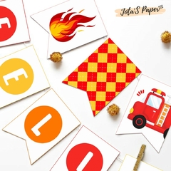 Kit Imprimible BOMBEROS - tienda online