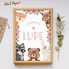 Kit Imprimible BOSQUE FLORAL - Jotas Paper Kits