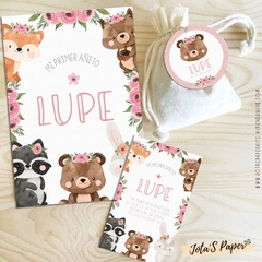 Kit Imprimible BOSQUE FLORAL en internet