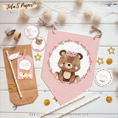 Kit Imprimible BOSQUE FLORAL