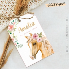 Kit Imprimible CABALLITO FLORAL - tienda online