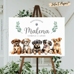 Kit Imprimible CACHORROS ACUARELA - Jotas Paper Kits