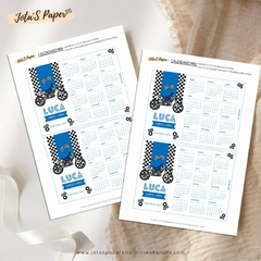 Calendario Mini 2025 MOTOCROSS - Jotas Paper Kits