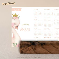 Calendario Mini 2025 CISNE PRINCESA MOD2