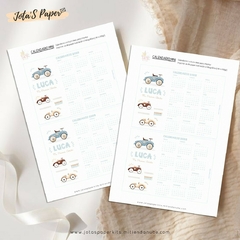 Calendario Mini 2025 AUTITOS VINTAGE en internet