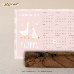 Calendario Mini 2025 PATITOS ROSA en internet
