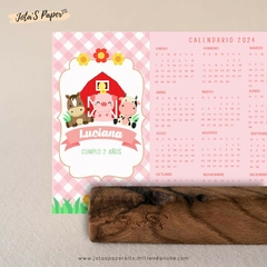 Calendario Mini 2025 GRANJA NENA ROSA - comprar online