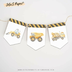 Imagen de Kit Imprimible CAMIONES