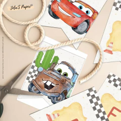 Kit Imprimible CARS VINTAGE - comprar online