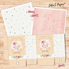 Kit Imprimible CERDITA ACUARELA - Jotas Paper Kits