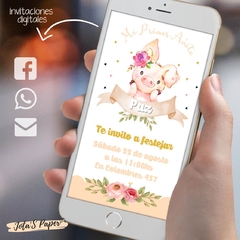 Invitacion Digital CERDITA ACUARELA