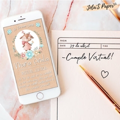 Kit Imprimible CIERVITA AMOR ROSA