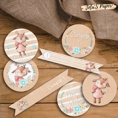 Kit Imprimible CIERVITA AMOR ROSA