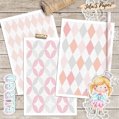 Kit Imprimible CIRCO ACUARELA NENA