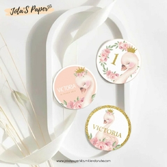 Kit Imprimible CISNE PRINCESA MOD2 - Jotas Paper Kits