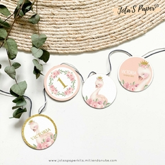 Kit Imprimible CISNE PRINCESA MOD2 - Jotas Paper Kits