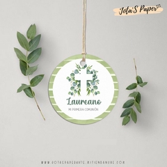 Kit Imprimible COMUNION BOTANICAL en internet