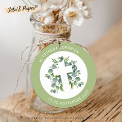 Kit Imprimible COMUNION BOTANICAL - tienda online