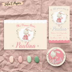 Kit Imprimible CONEJITA ROMANTICA - Jotas Paper Kits