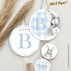 Kit Imprimible CONEJITO BEBE - Jotas Paper Kits